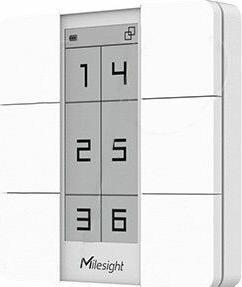 Milesight iot lorawan cowork smart scene button e-ink display