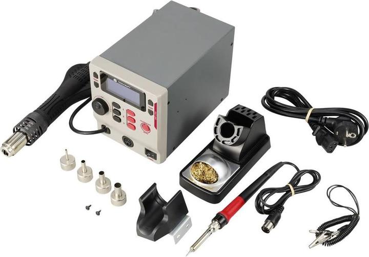 Actual product image Toolcraft RST-280 Soldering station set digital 865W 80 - 500°C incl. soldering tip