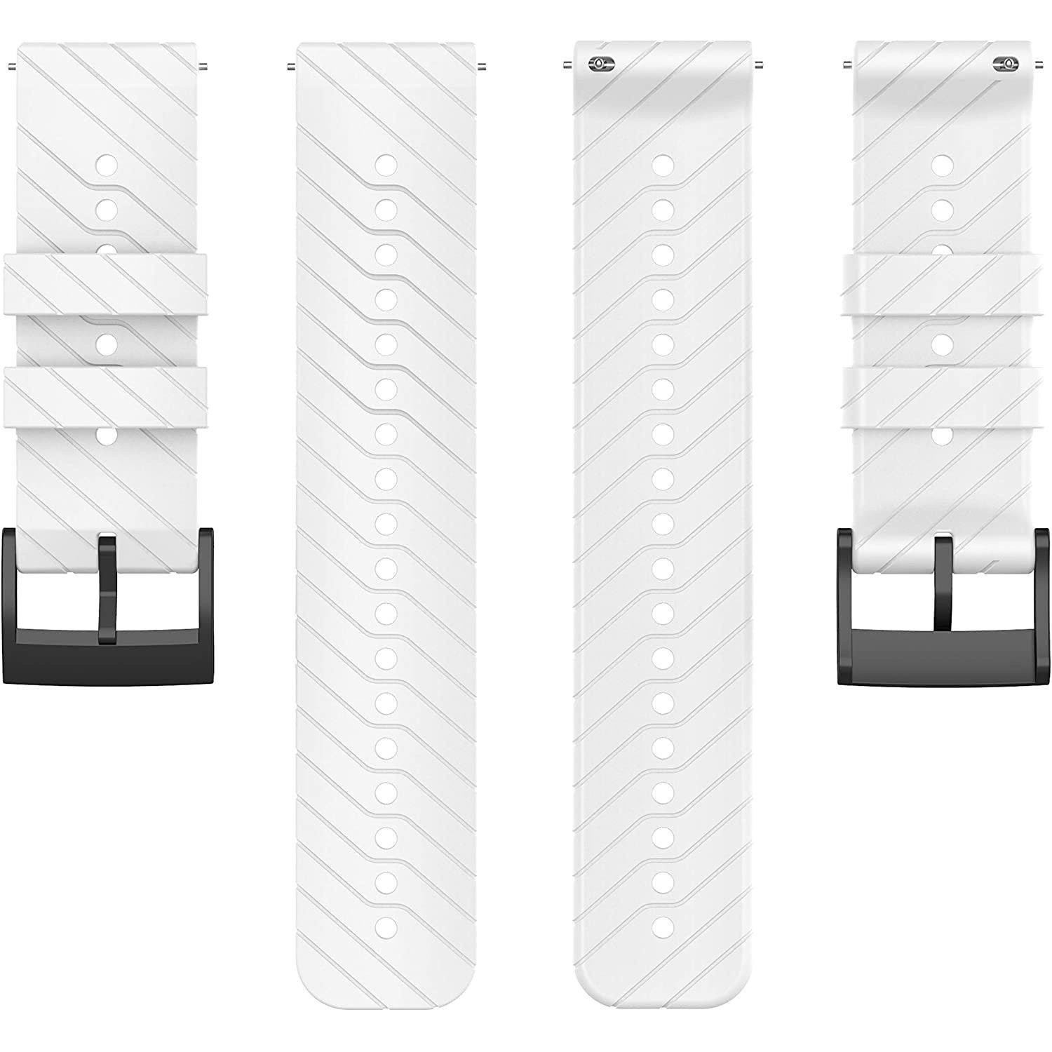 Strap-it Silikonarmband (Silikon), Uhrenarmband, Weiss