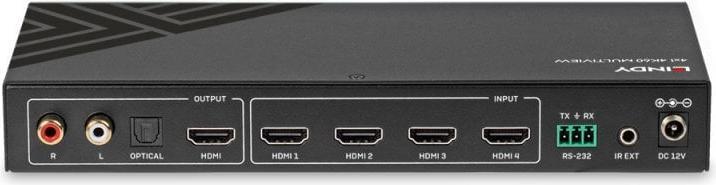 Actual product image Lindy 4x1 HDMI 4K60 Multiview