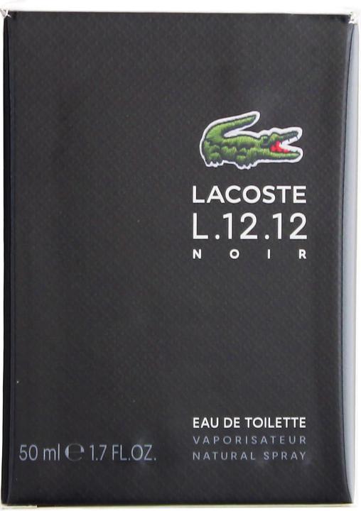 Actual product image Lacoste L.12.12 Noir EDT 50 ml (Eau de toilette, 50 ml)