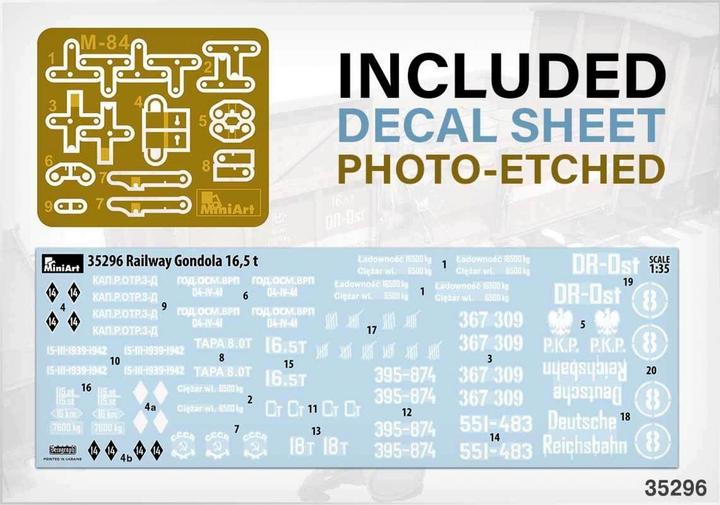 Produktbild Mini art Railway Gondola 16,5-18 t