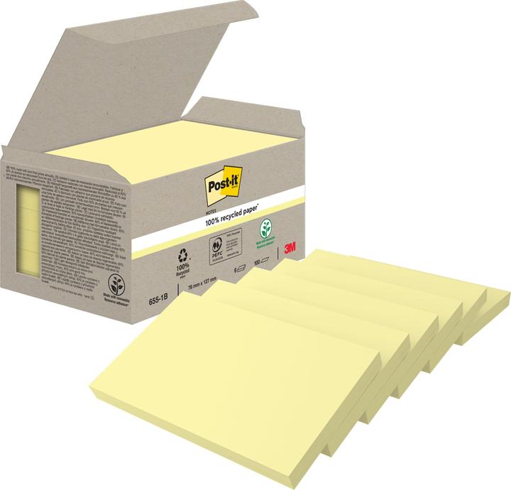 Produktbild Post-it Recycling (76 x 127 mm)