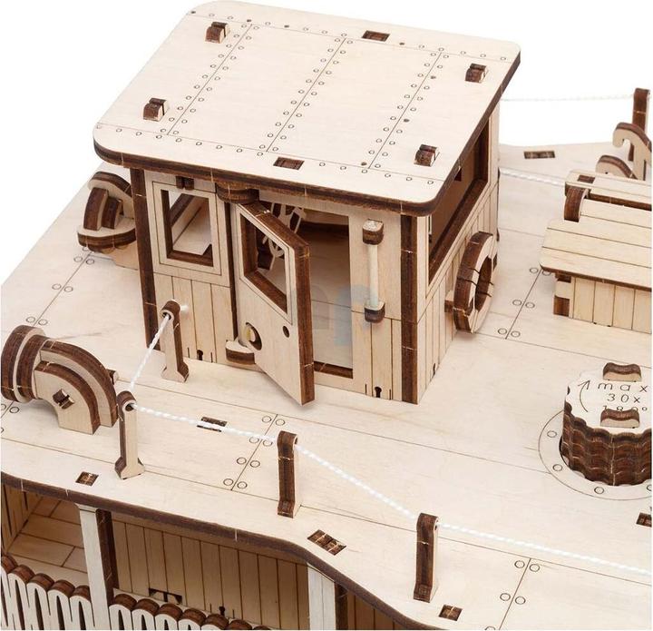 Actual product image Eco Wood Art Paddle steamer "River Princess" - 3D wooden kit