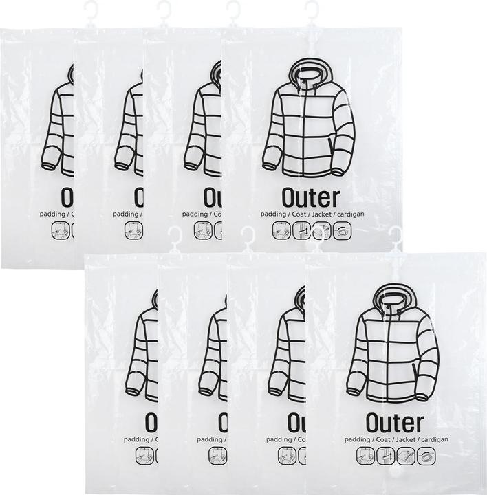 Produktbild Ideoon 8er-Set Vakuum-Beutel mit Haken, 67 x 90 cm