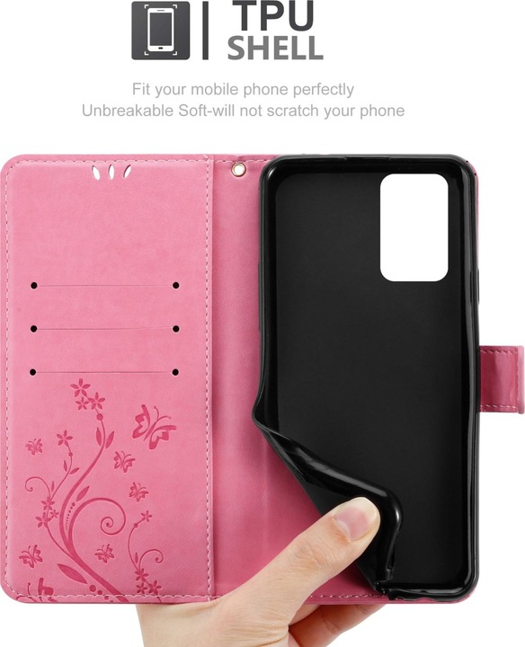 Produktbild Cadorabo Flower Book Hülle (Xiaomi Redmi 10)