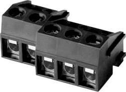 Produktbild RND Electronics Printklemme, Durchsteckmontage, 5mm Raster, Horizontal, Schraubklemme, 3 Pole