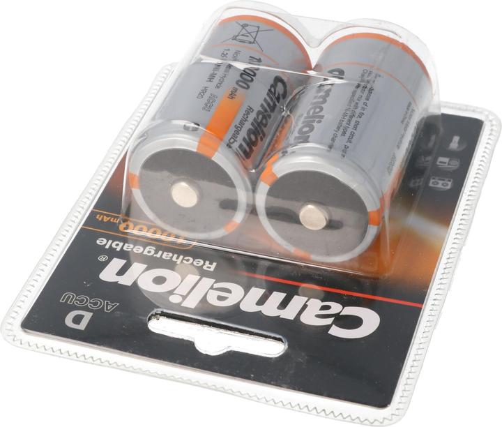 Immagine prodotto Camelion NH-D10000BP2 Wiederaufladbarer Akku Nickel-Metallhydrid (NiMH) (2 pz., D, 10000 mAh)