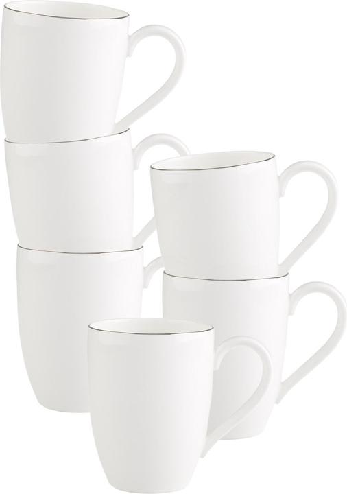 Produktbild Villeroy & Boch Anmut Platinum No. 1 Becher mit Henkel (300 ml, 6x)