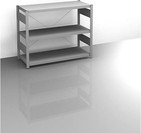 Actual product image kaiserkraft Sideboard plug-in shelf, galvanized