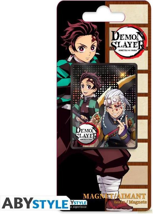 Produktbild ABYstyle Demon Slayer Magnete Premium: Tanjiro & Tengen S2 6cm (4x)
