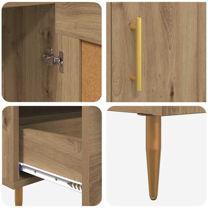 Image du produit vidaXL Highboard-Möbel (69.50 x 31 x 115 cm)