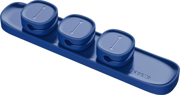 Actual product image Baseus Peas Cable Clip Blue