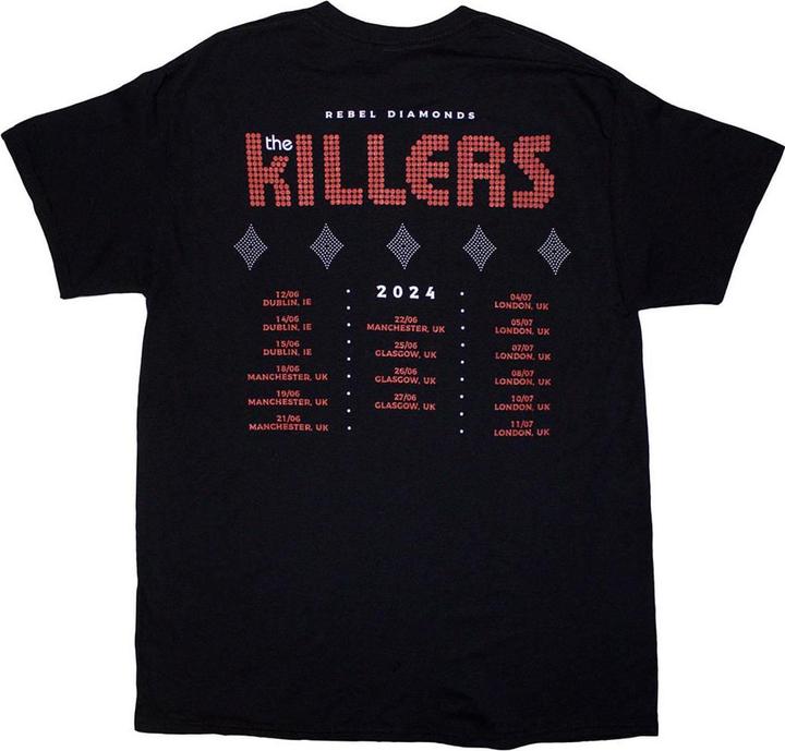 Produktbild Universal Textiles Tour '24 Rebel Diamonds TShirt (M)