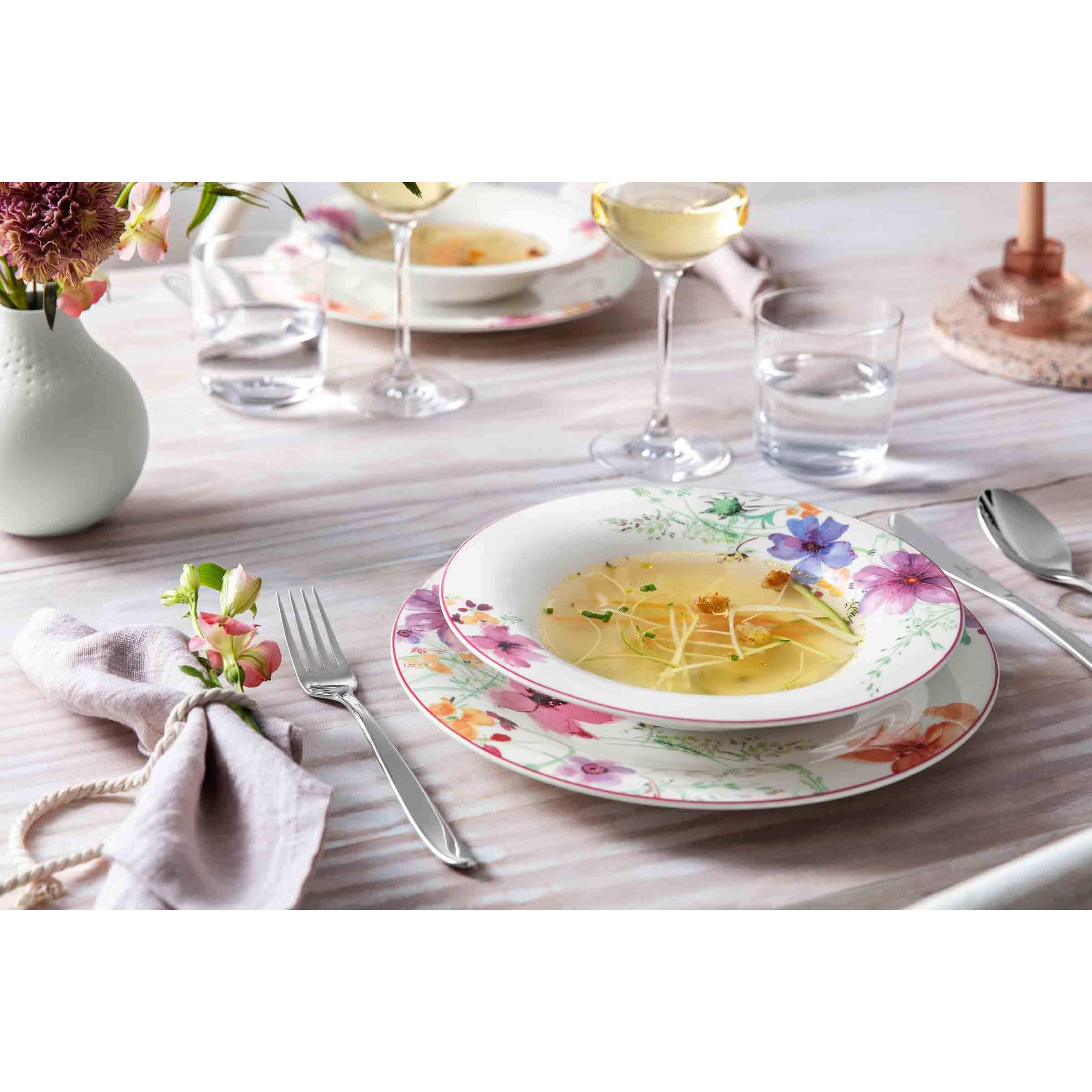 Thumbnail - Villeroy & Boch Suppenteller Mariefleur Basic, Teller, Weiss