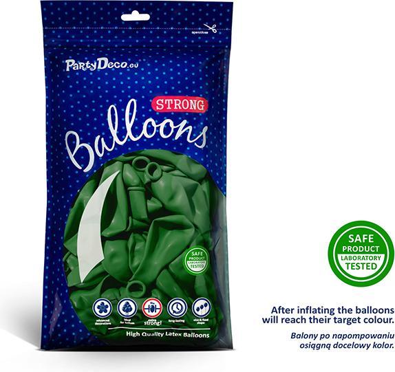 Produktbild Partydeco Strong Balloons 30cm, Pastel Emerald Green (1 pkt / 100 pc.) (100 x)