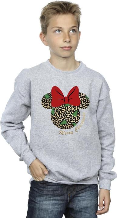 Image du produit Disney - Sweat MINNIE MOUSE LEOPARD CHRISTMAS - Garçon (140, 146)