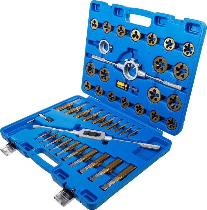 Actual product image BGS Tap and Die Set Tin-Coated M6 - M24 45-tlg.