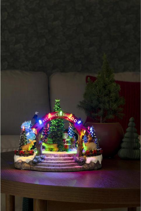 Produktbild Konstsmide LED-Dekoration Szenerie Weihnachtszoo, 20 cm