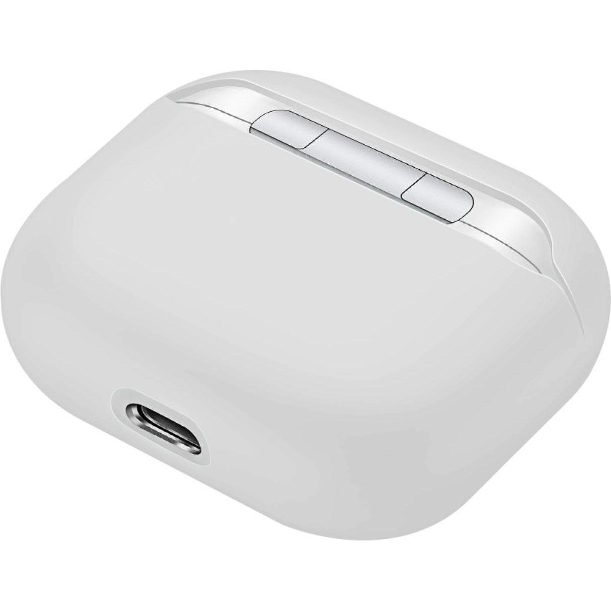 Thumbnail - Screenguard Apple AirPods (2021) Liquid Silicone Case Hülle, Kopfhörertasche + Schutzhülle, Weiss