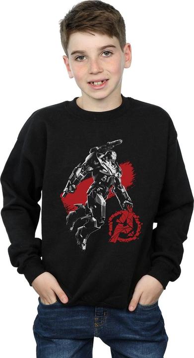 Actual product image Boys Avengers Endgame Mono War Machine Sweatshirt (116)
