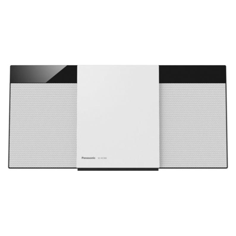 Panasonic Mini-MusikSystem SC-HC300EG-W. (Bluetooth, CD Player), Stereoanlage, Weiss