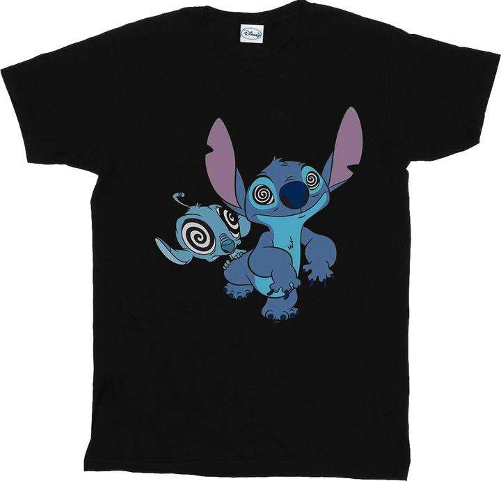 Actual product image Disney Girls Lilo And Stitch Hypnotized Cotton T-Shirt (116)