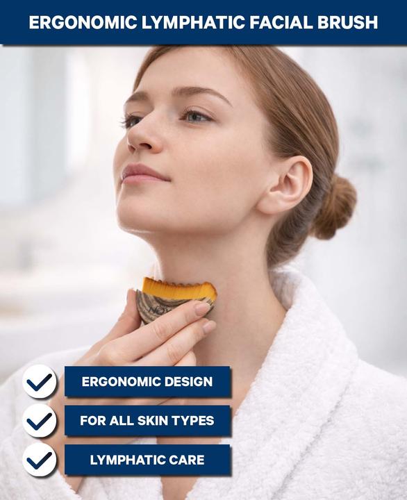 Actual product image Noya Lymph Brush Lymphdrainage-Gesichtsbürste