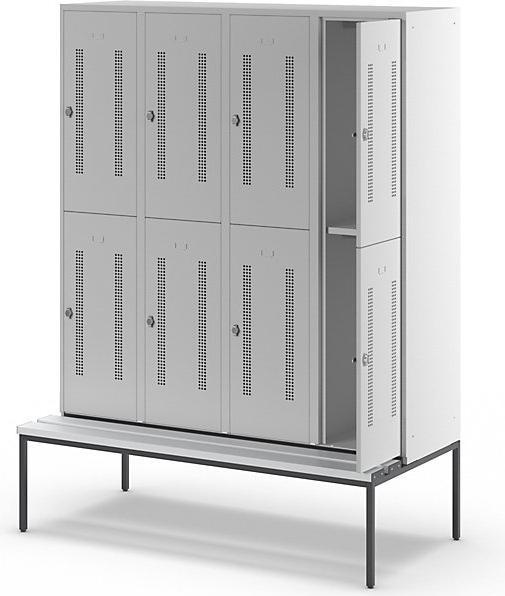 Actual product image Wolf Half height wardrobe with bench base (160 cm, 214 cm)
