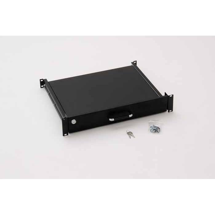 Tritón Triton RAB-UP-X29-A1 19" verschliessbarer Tastatur- und Mauseinschub, schwarz, Serverschrank Zubehör, Schwarz