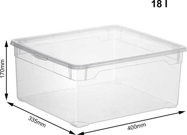 Produktbild Rotho Set Box Sweater (40 x 34 x 17 cm, 18 l)