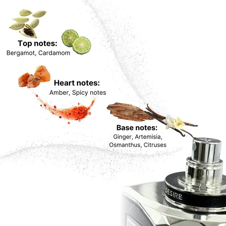 Produktbild Auraa Desire Bluish Moon Extrait de Parfum 100ml von Luxury Unisex Woody Oriental Fragrance with (Extrait De Parfum, 100 ml)