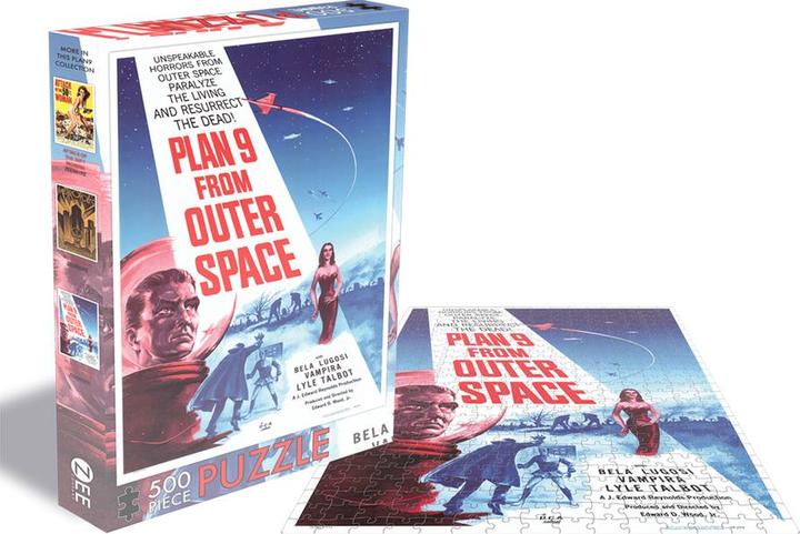 Actual product image Rock Saws Plan 9 - Plan 9 From Outer Space - Plan9 From Outer Space (500 Piece Jigsaw Puzzle) (500 pieces)