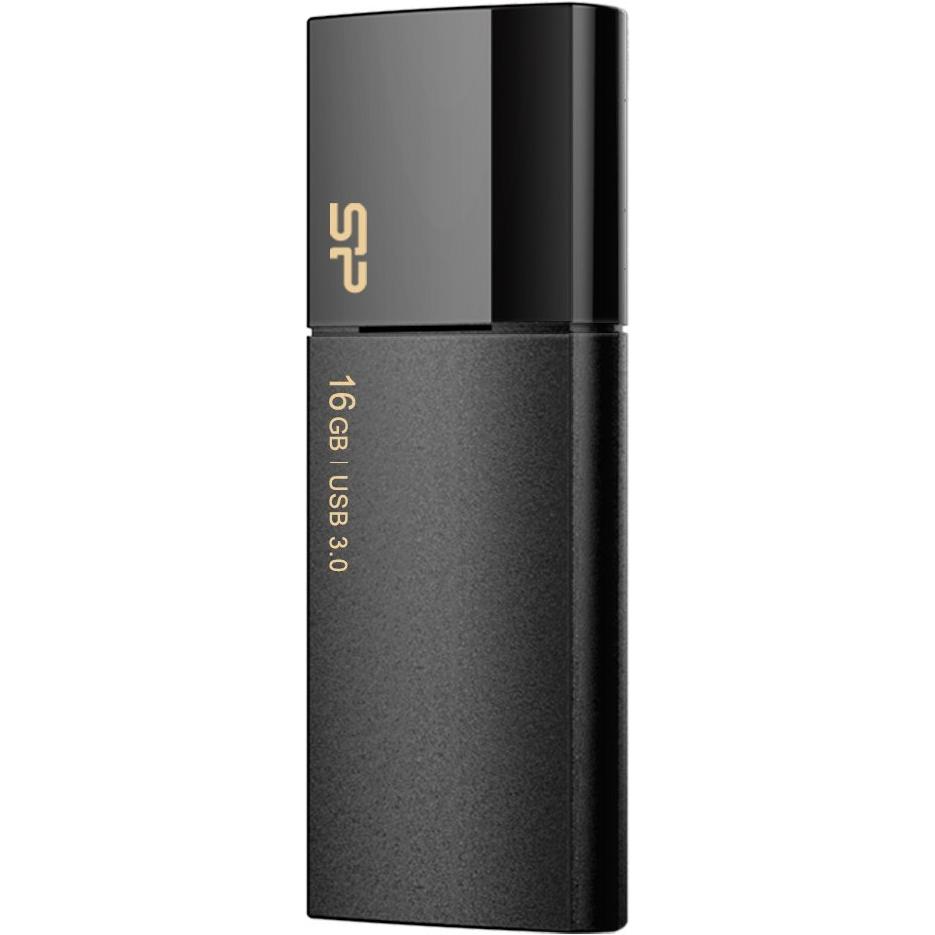 Silicon Power B05 (16 GB, USB-A, USB 3.1), USB Stick, Schwarz