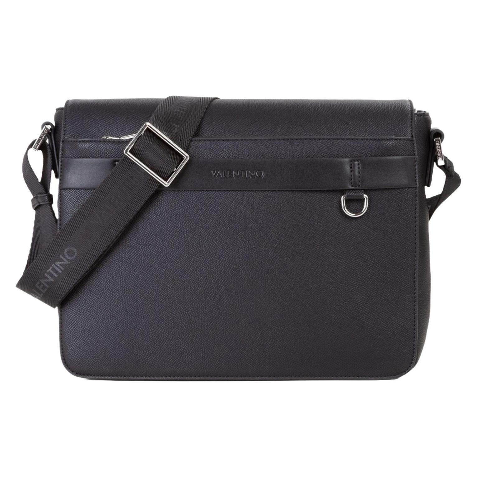 Valentino, Herren, Handtasche, Landon Flap Bag, Schwarz
