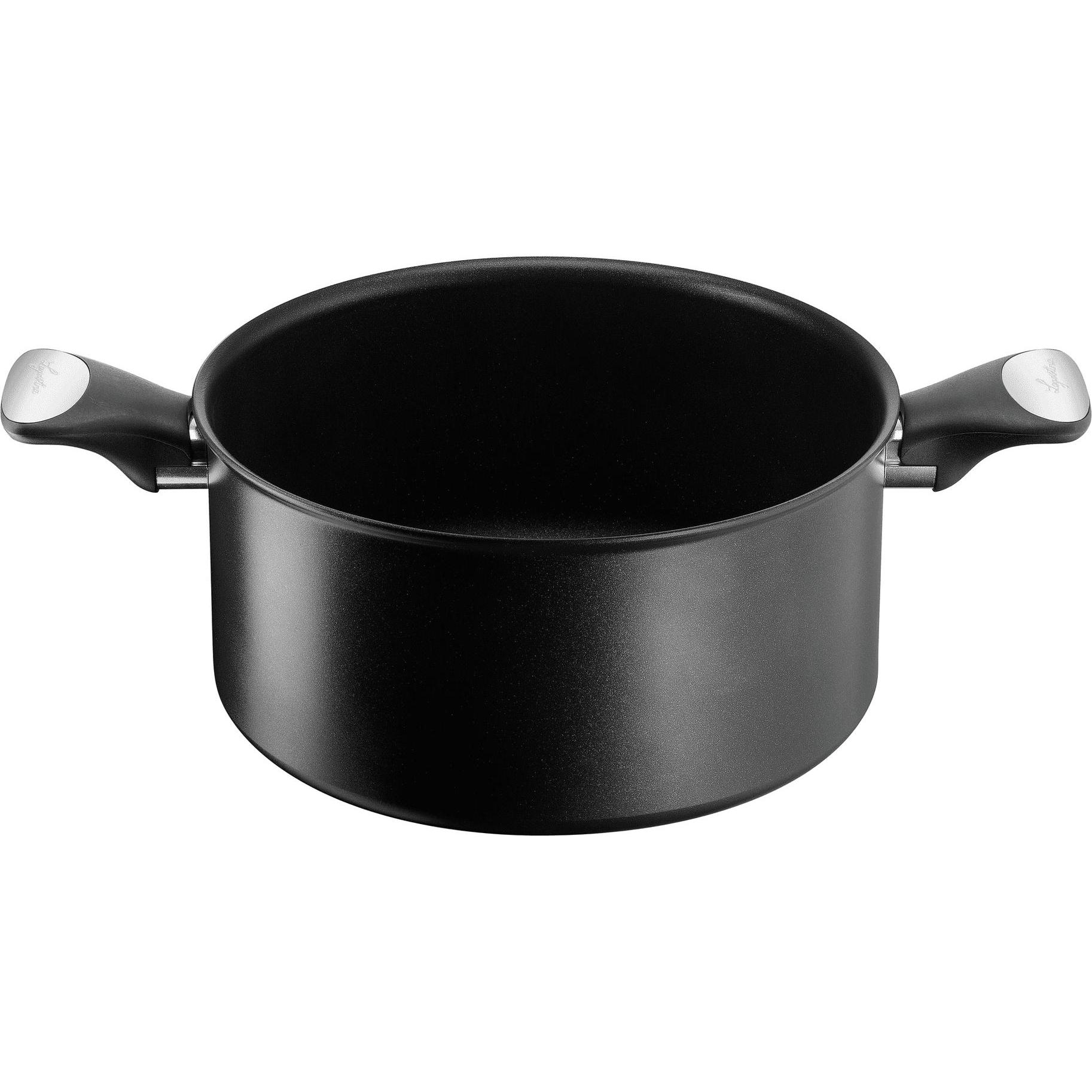 Lagostina Nero Casseruola 24Cm Unlimited, Padella + Pentola,