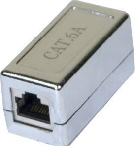 Dexlan Adaptateur modulaire, Cat.6A, RJ45 Bu. / RJ45 Bu. Adaptateur pour connecter 2 cordons de brassage (Raccord réseau)