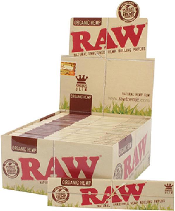 Actual product image RAW Organic King Size Slim (Box 50pcs.)
