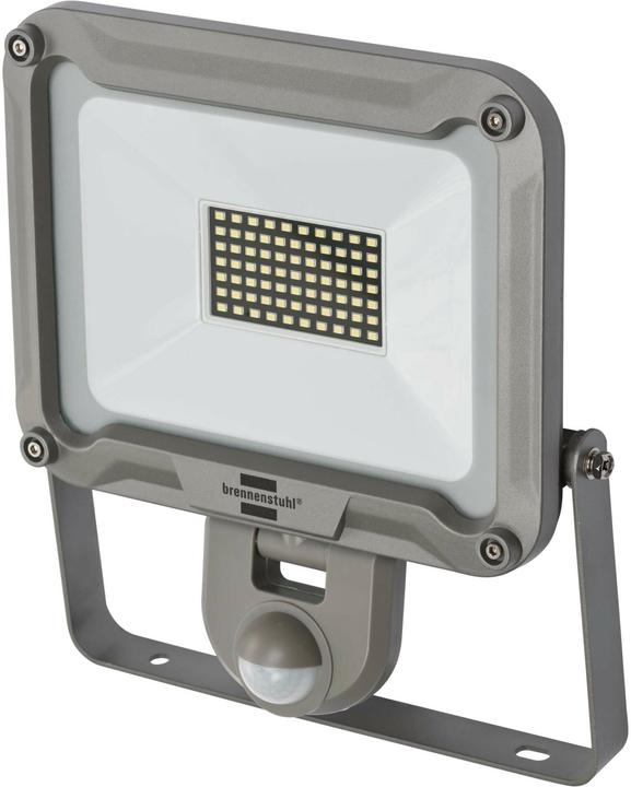 Brennenstuhl LED Strahler JARO 5050 P (50W, 4400lm, 6500K, IP54, LED-Aussenstrahler zur Wandmontage mit Bewegu (4400 lm)