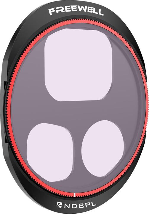 Freewell Split NDPL8/4 Hybrid Filter (Drohnen Filter, Dji Mavic 4 Pro)