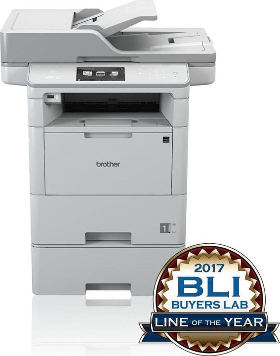 Produktbild Brother Flatbed/ADF zwart-wit A4 laserprinter/copier/kleurenscanner fax/PC-fax 46ppm 1200dpi 512MB 2x 520 ve (Laser, Schwarz-Weiss)