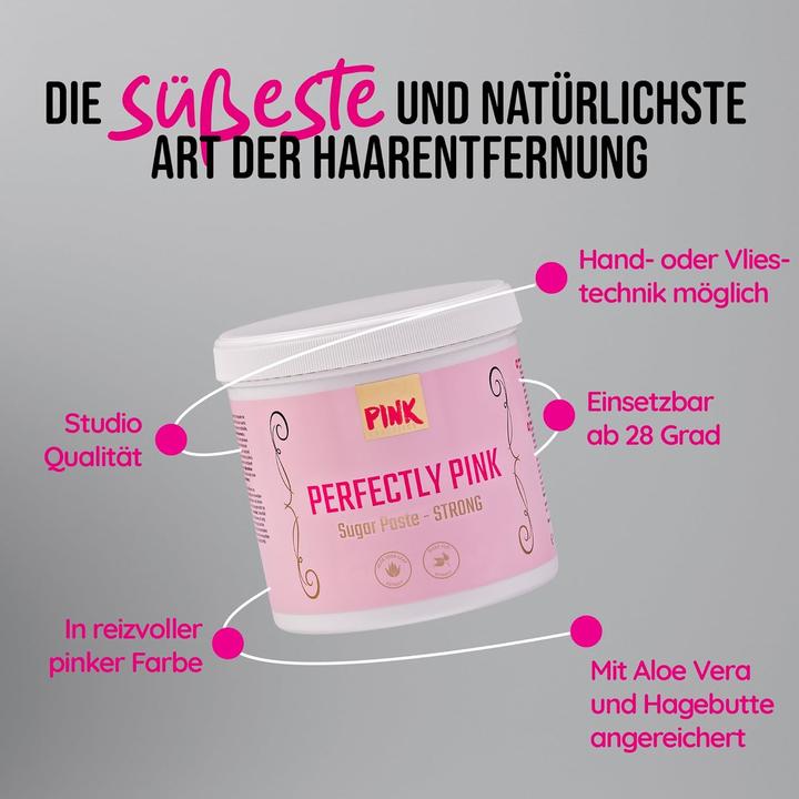 Produktbild Pink Cosmetics Strong Waxing Zuckerpaste (500 g)