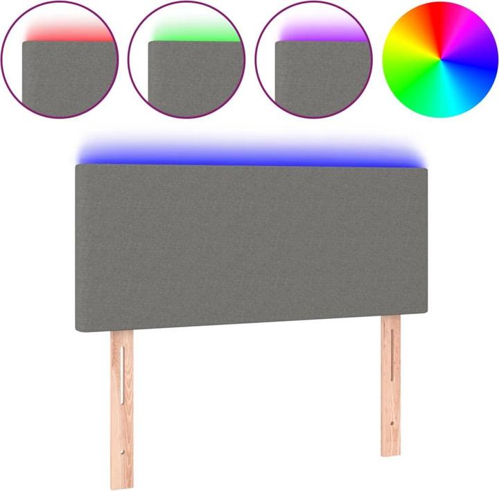 Image du produit vidaXL LED Kopfteil (90 x 5 x 88 cm)