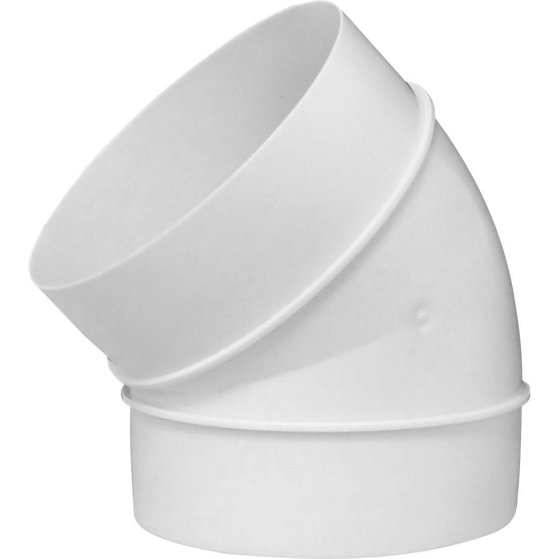 Euro3plast, Belüftungssystem, VENTILATION ELBOW 125MM 45 PLASTIC