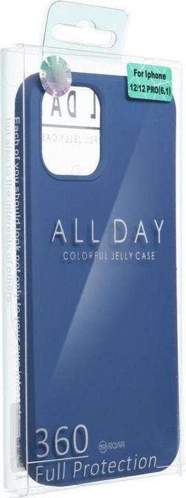 Actual product image Roar Back panel cover case COLORFUL JELLY for IPHONE 13 navy (Apple iPhone 13)