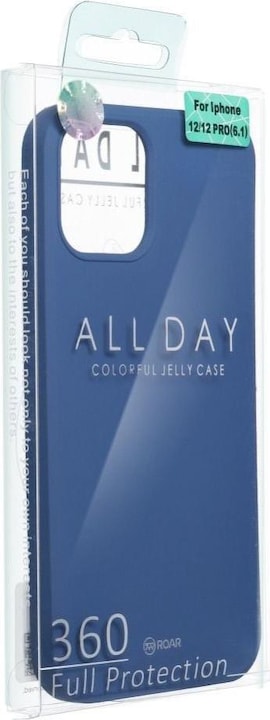 Produktbild Roar Back panel cover case COLORFUL JELLY for IPHONE X / XS navy (Apple iPhone X)