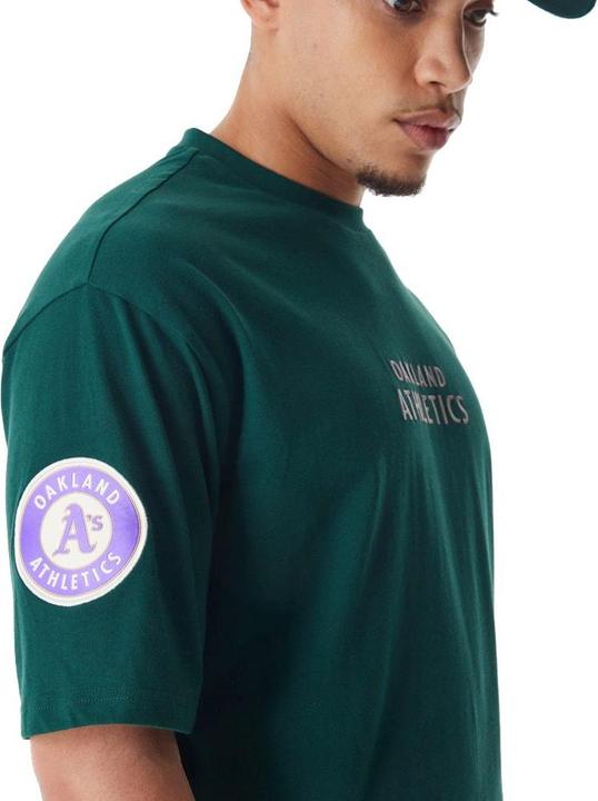 Actual product image New Era t-hirt oakland athletic mlb tartan infill (S)