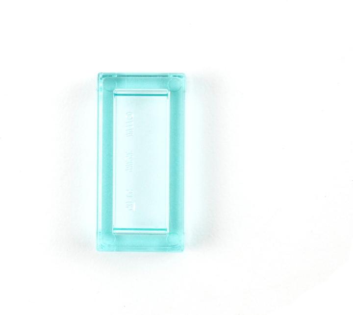 Actual product image LEGO 1x2 tiles transparent light blue - 250 pieces - Trans blue tile 3069b (LEGO Accessories)