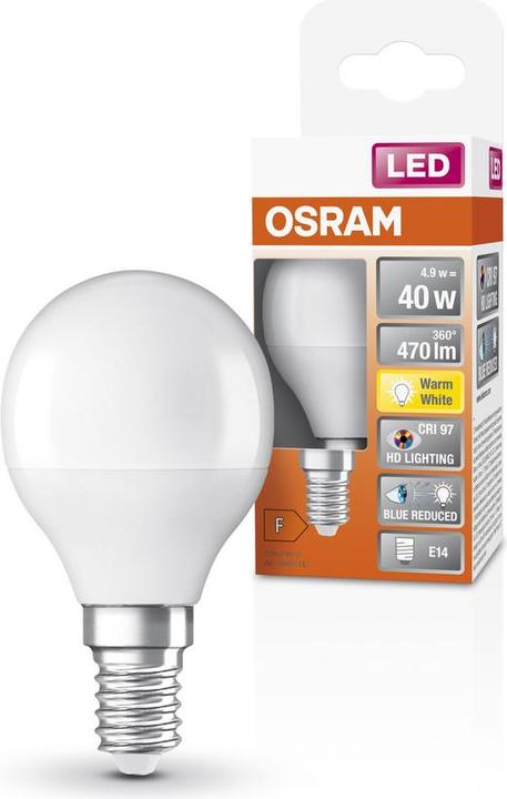 Image du produit Osram LED Classic (E14, 4.90 W, 470 lm, 1 x, F)