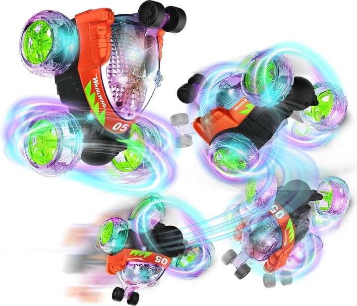 Produktbild Hama Crazy Tumbler - stunt car R/C w/light 2,4GHz - Orange (534444)